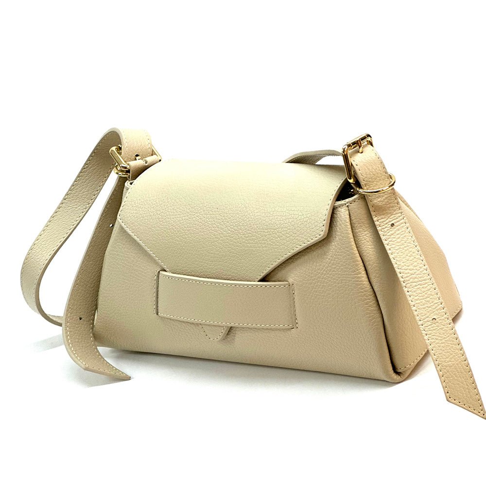 Favorite Italian Leather Cross - Body Bag for Women | Everyday Minimalist Handbag - Leather Italiano
