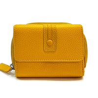 Federica Leather Wallet – Compact Italian Elegance - Leather Italiano