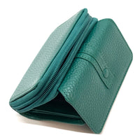 Federica Leather Wallet – Compact Italian Elegance - Leather Italiano