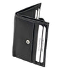 Fernando Black Leather cardholder from Italy - Leather Italiano