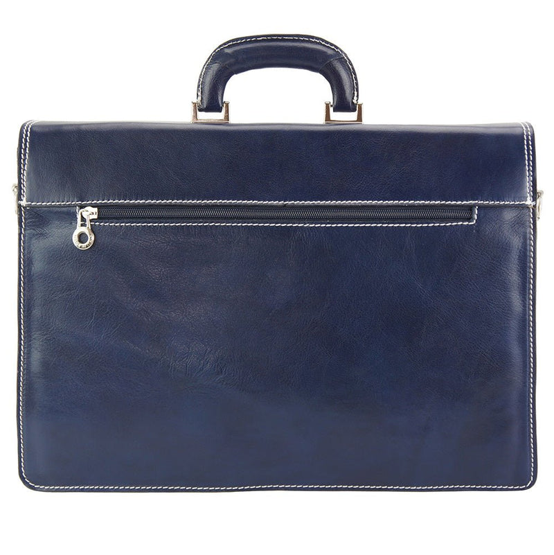 Filippo Leather Business Briefcase - Leather Italiano