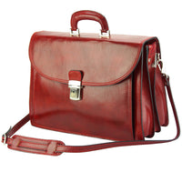 Filippo Leather Business Briefcase - Leather Italiano