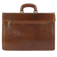Filippo Leather Business Briefcase - Leather Italiano