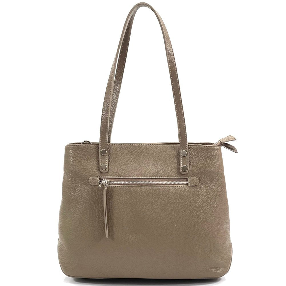 Filomena Italian Leather Holdall - Travel Essential - Leather Italiano