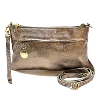 Fiorina Italian Leather Clutch Bag – Elegant Pochette for Day & Evening - Leather Italiano