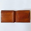 Firm Leather Bifold Wallet Italian Hand - Dyed | Primo V - Leather Italiano - Leather Italiano