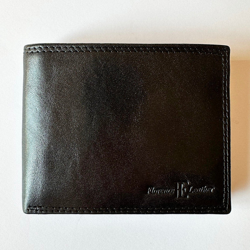 Firm Leather Bifold Wallet Italian Hand - Dyed | Primo V - Leather Italiano - Leather Italiano