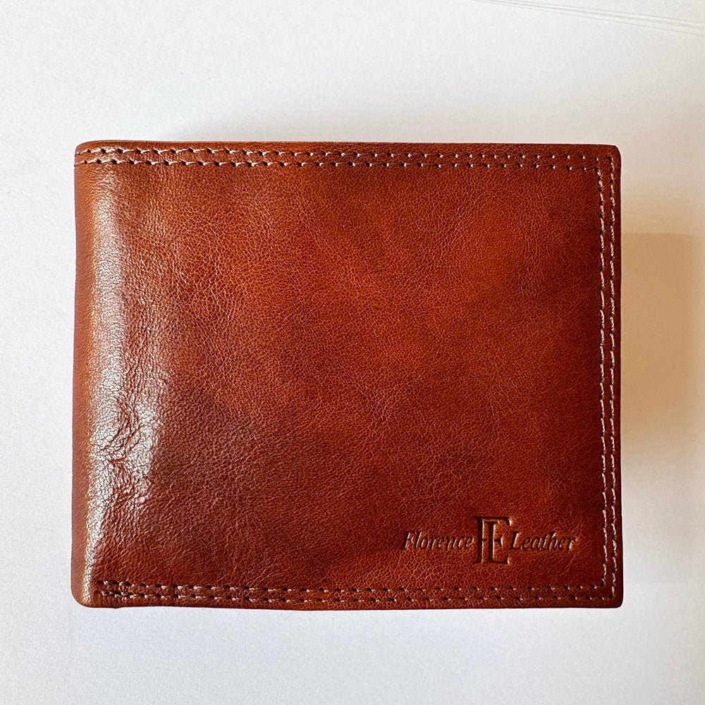 Firm Leather Bifold Wallet Italian Hand - Dyed | Primo V - Leather Italiano - Leather Italiano