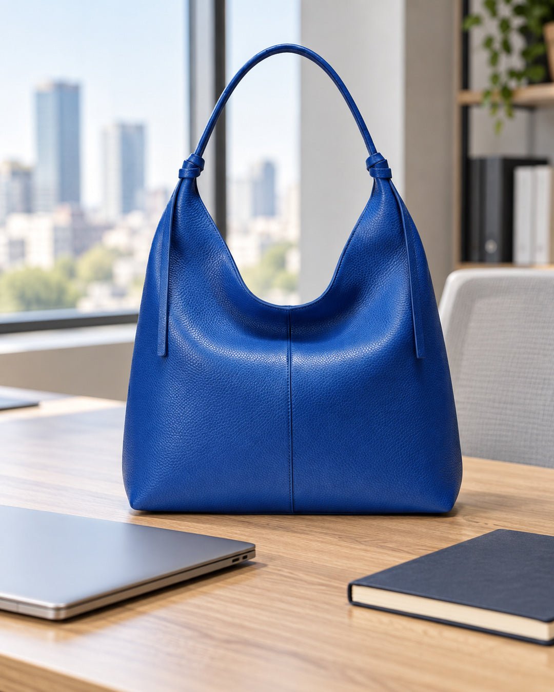 Flavia Italian Leather Hobo Bag - Leather Italiano