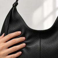 Flavia Italian Leather Hobo Bag - Leather Italiano
