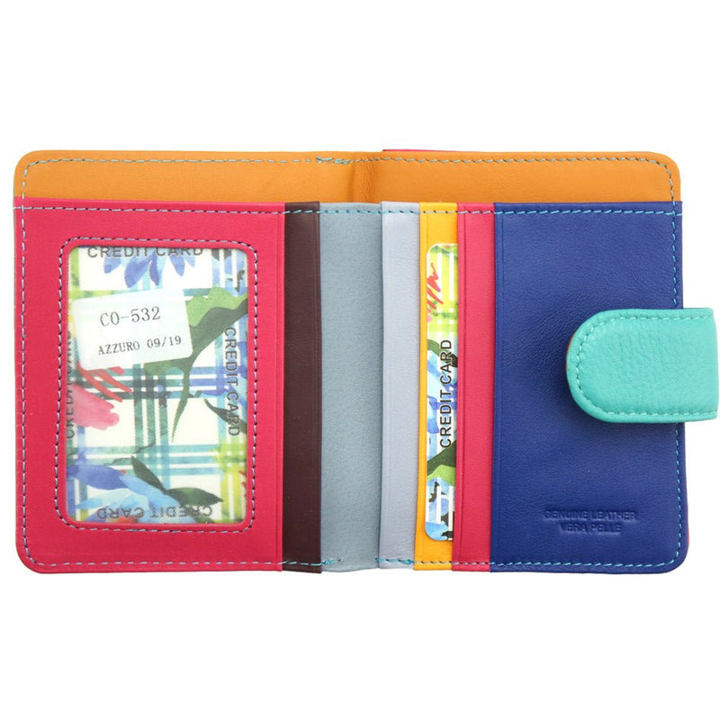 Flora leather wallet - Leather Italiano