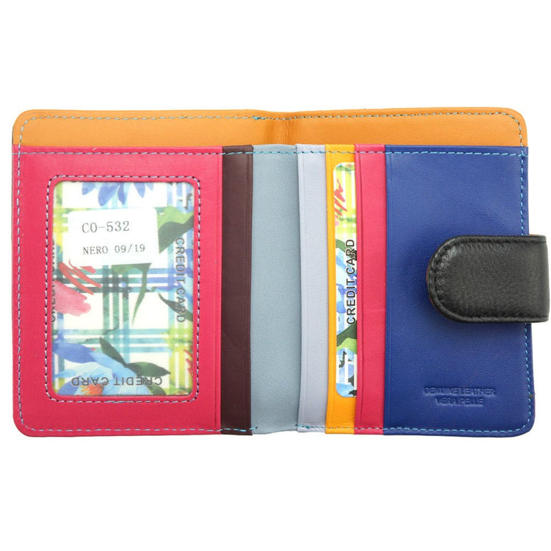 Flora leather wallet - Leather Italiano