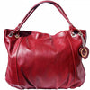 Florence Bordeaux Leather Hobo Bag - Leather Italiano