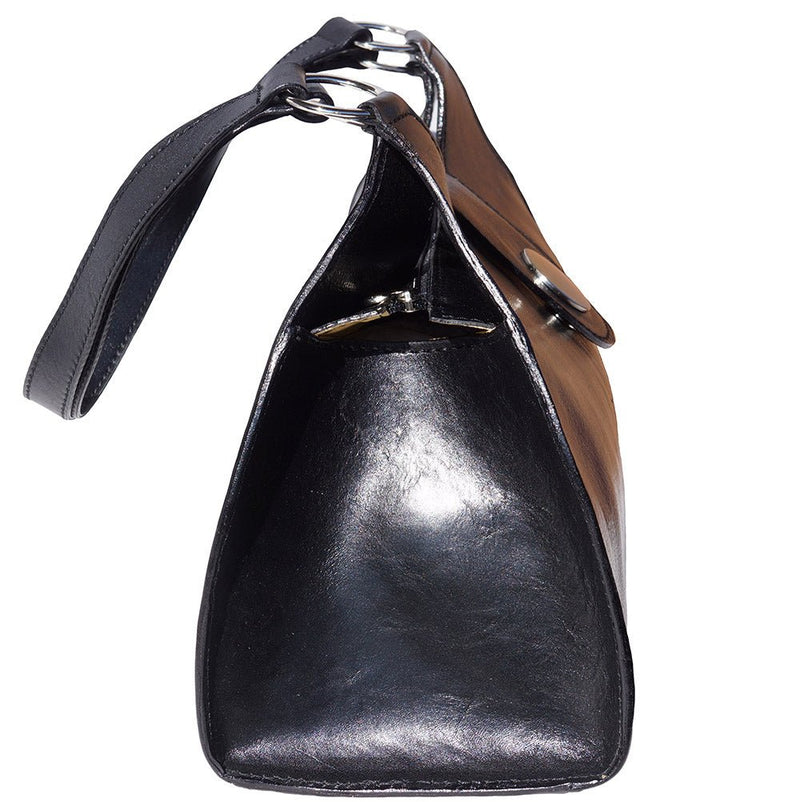 Florina GM: The Classic Leather Side Bag for Women - Leather Italiano