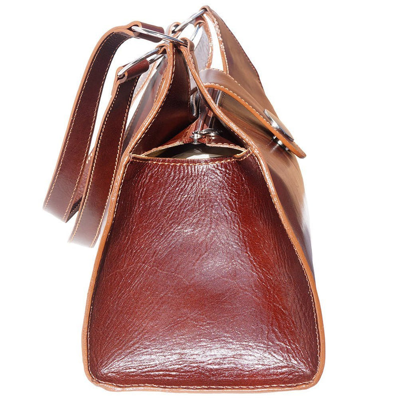 Florina GM: The Classic Leather Side Bag for Women - Leather Italiano