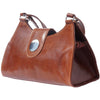 Florina Leather Tote: Italian Calfskin (Structured & Spacious) - Leather Italiano