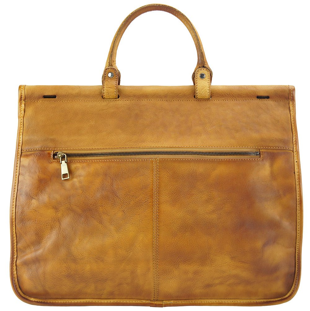 Florine leather handbag - Leather Italiano