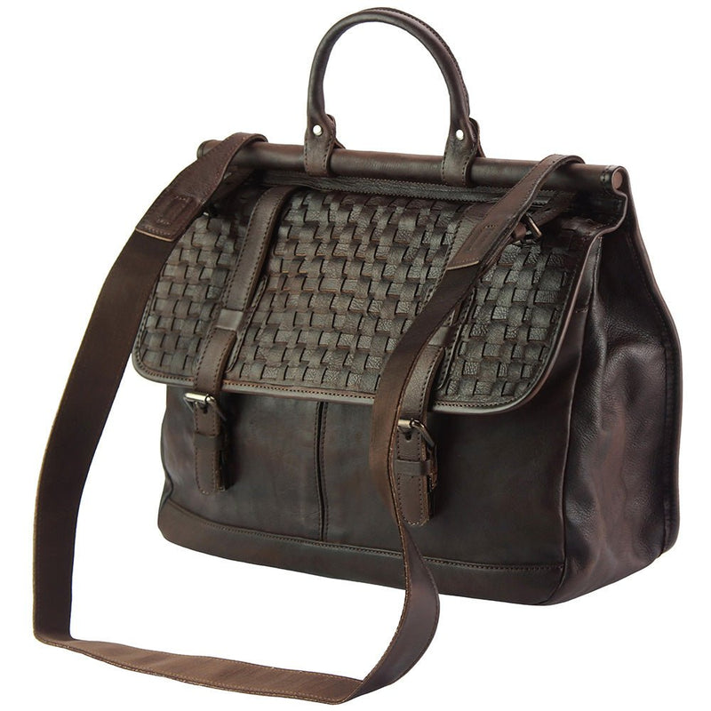 Florine leather handbag - Leather Italiano