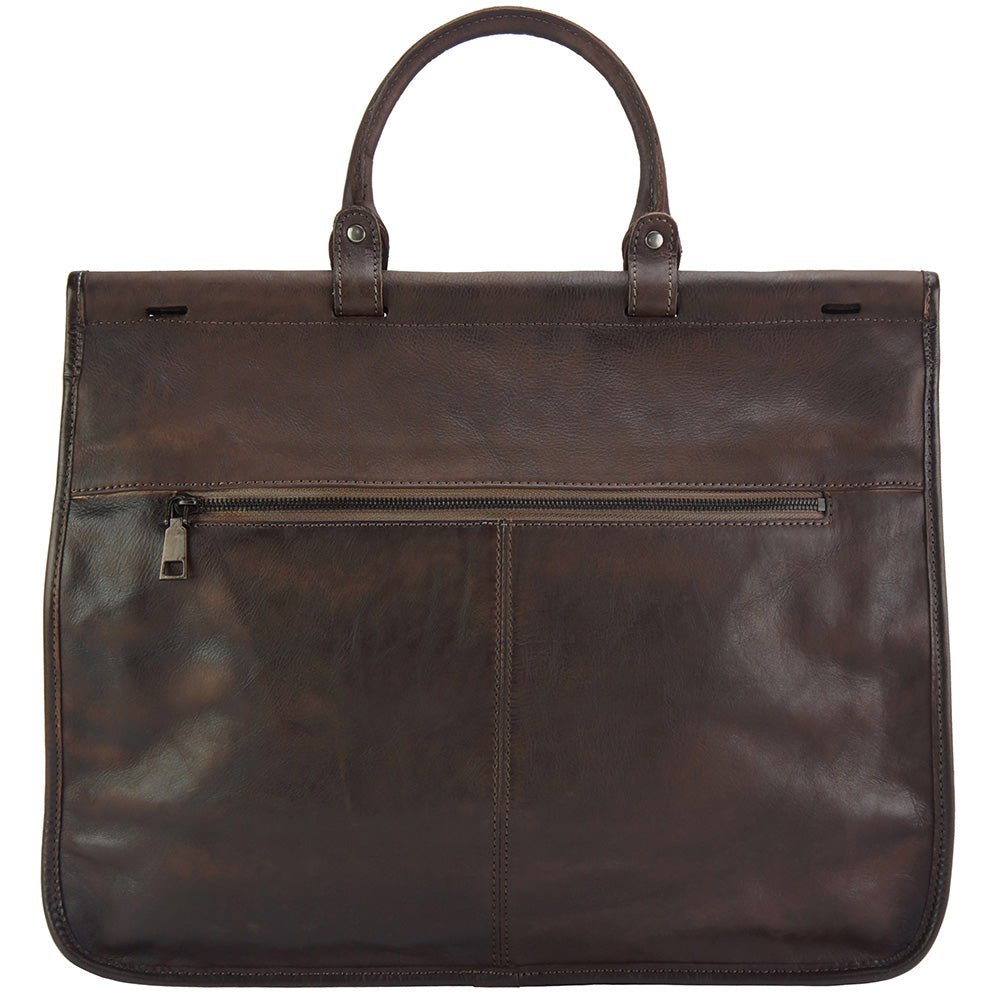 Florine leather handbag - Leather Italiano