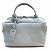 Florine Leather Handbag – Handmade in Florence with Printed Woven - Effect Finish - Leather Italiano