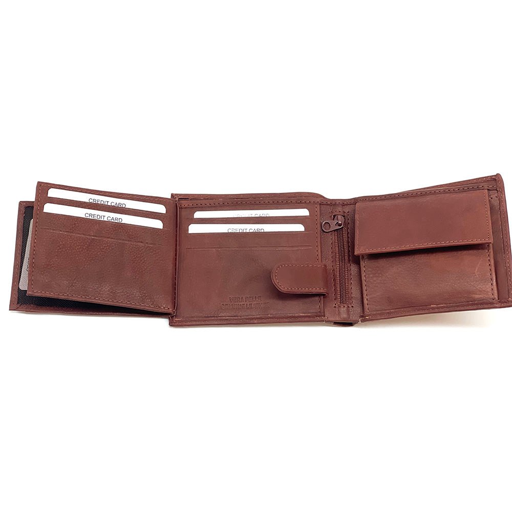 Francesco Leather Wallet - Leather Italiano