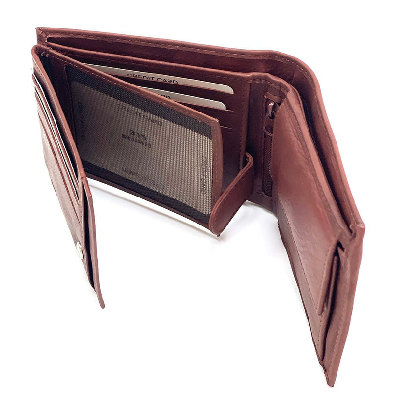 Francesco Leather Wallet - Leather Italiano