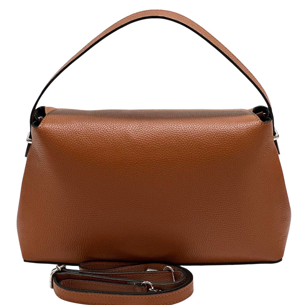 Fulvia Leather Handbag – Handmade in Florence from Genuine Italian Leather - Leather Italiano