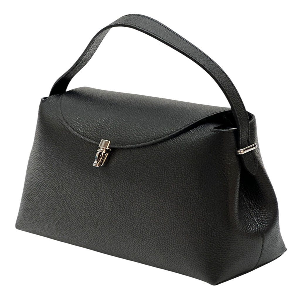 Fulvia Leather Handbag – Handmade in Florence from Genuine Italian Leather - Leather Italiano
