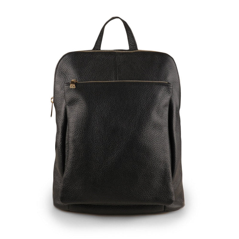 Ghita Italian Leather Backpack – Handmade Elegance with Spacious Practicality - Leather Italiano