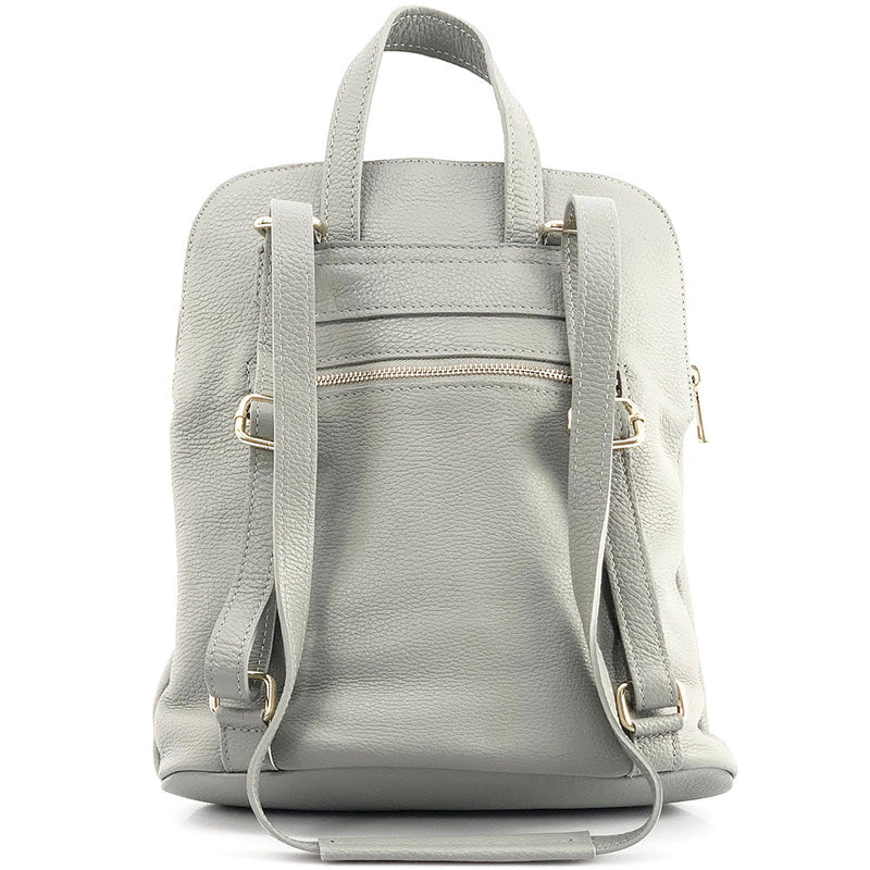 Ghita Italian Leather Backpack – Handmade Elegance with Spacious Practicality - Leather Italiano