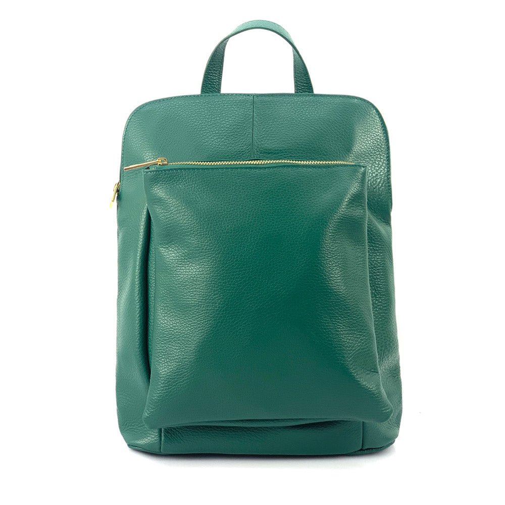 Ghita Italian Leather Backpack – Handmade Elegance with Spacious Practicality - Leather Italiano