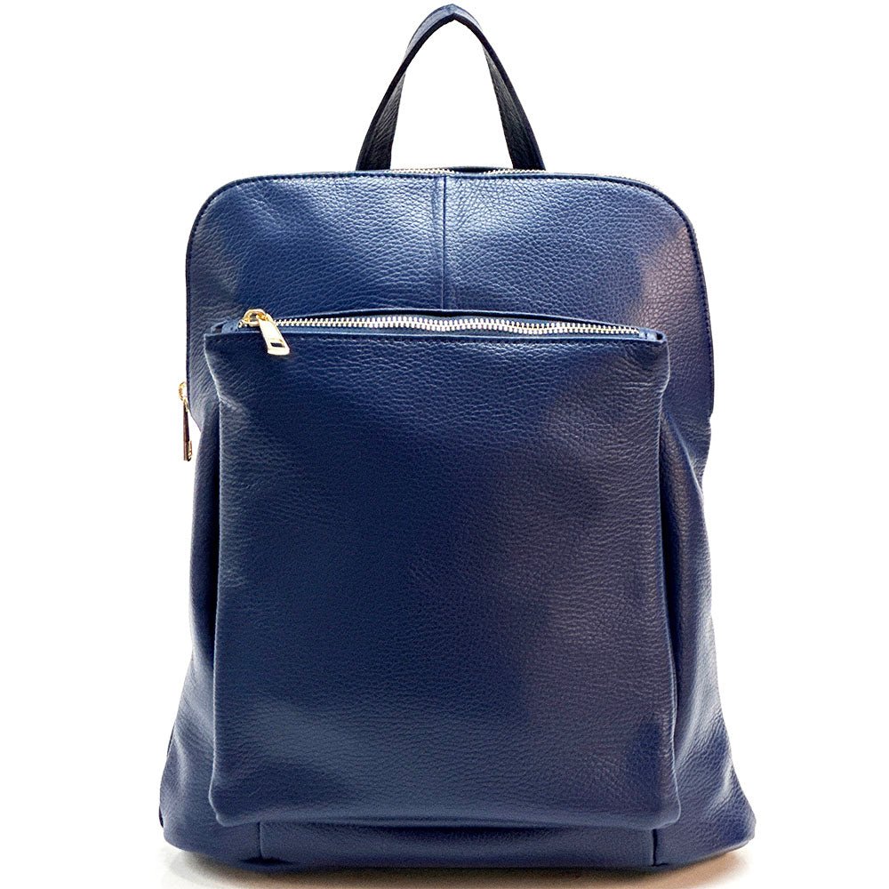 Ghita Italian Leather Backpack – Handmade Elegance with Spacious Practicality - Leather Italiano