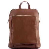 Ghita Italian Leather Backpack – Handmade Elegance with Spacious Practicality - Leather Italiano