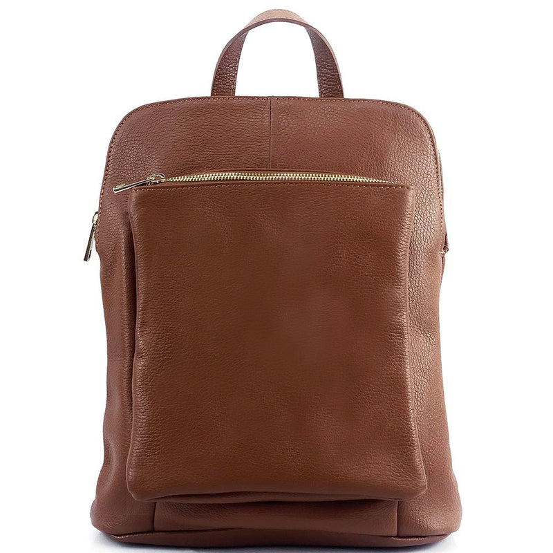 Ghita Italian Leather Backpack – Handmade Elegance with Spacious Practicality - Leather Italiano