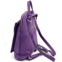 Ghita Italian Leather Backpack – Handmade Elegance with Spacious Practicality - Leather Italiano