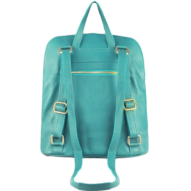 Ghita Italian Leather Backpack – Handmade Elegance with Spacious Practicality - Leather Italiano