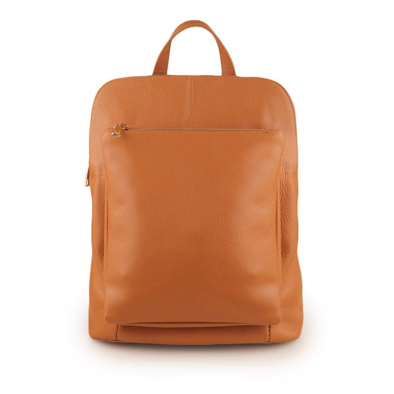 Ghita Italian Leather Backpack – Handmade Elegance with Spacious Practicality - Leather Italiano
