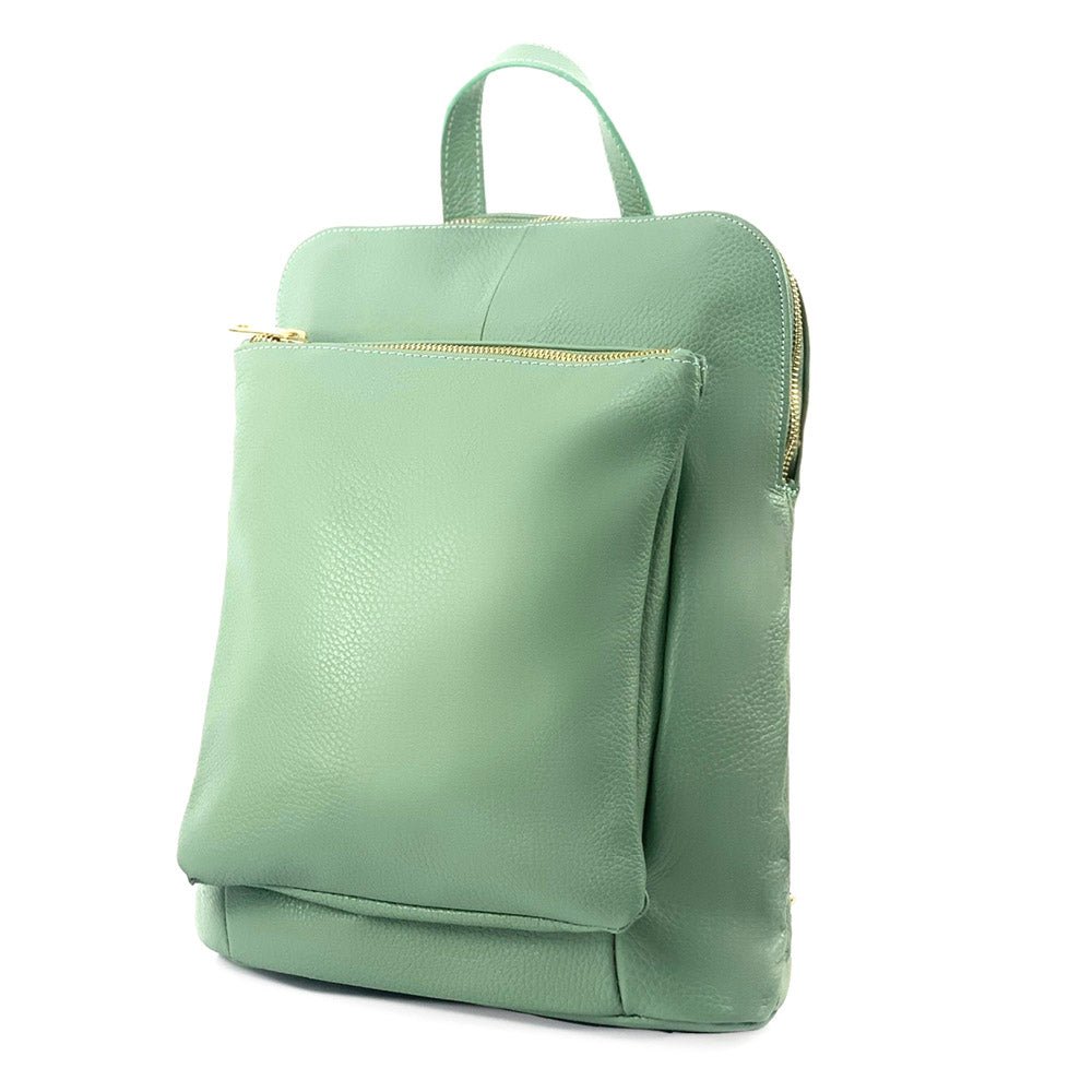 Ghita Italian Leather Backpack – Handmade Elegance with Spacious Practicality - Leather Italiano