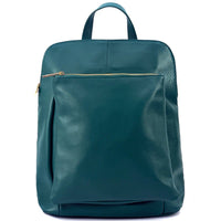 Ghita Italian Leather Backpack – Handmade Elegance with Spacious Practicality - Leather Italiano