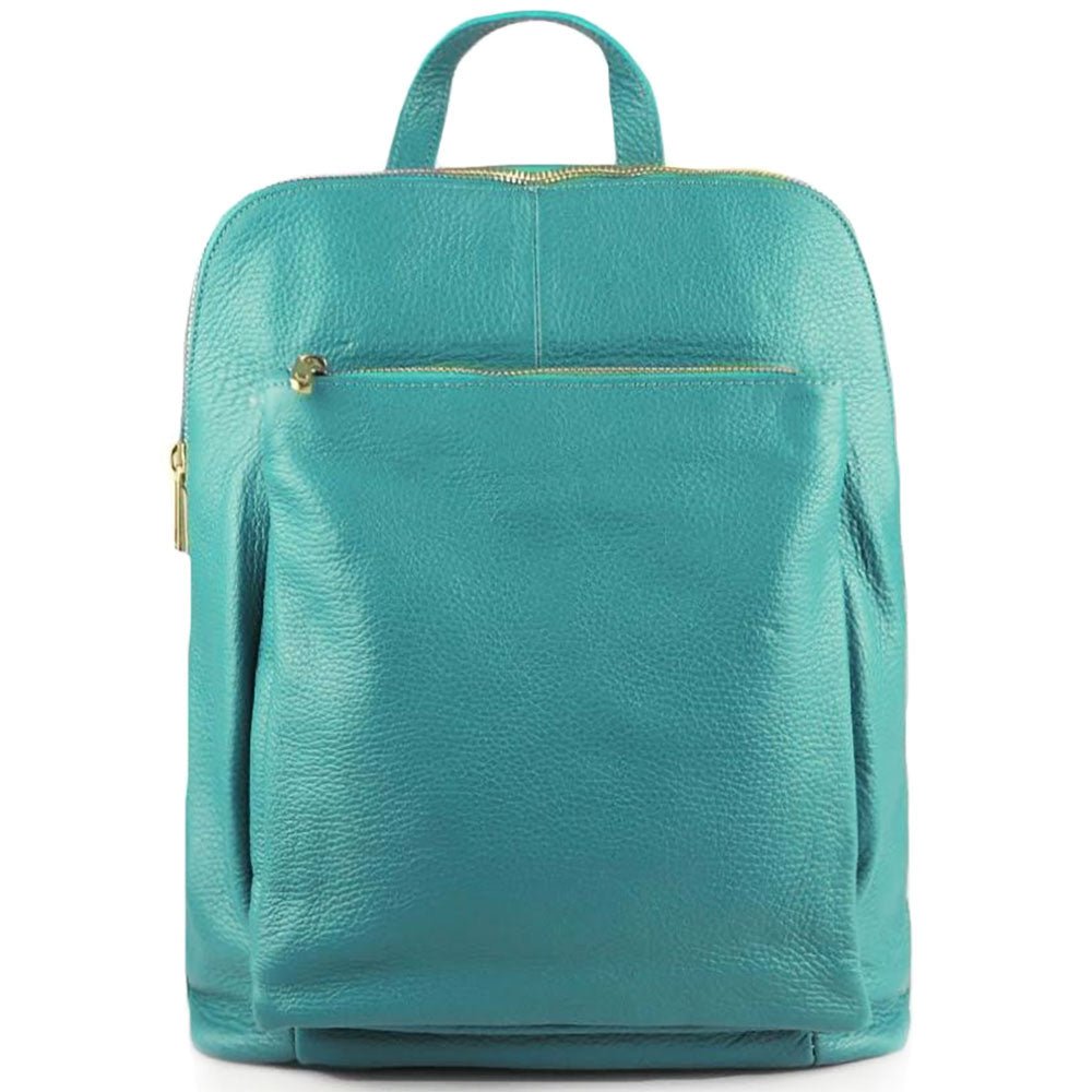 Ghita Italian Leather Backpack – Handmade Elegance with Spacious Practicality - Leather Italiano