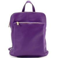 Ghita Italian Leather Backpack – Handmade Elegance with Spacious Practicality - Leather Italiano