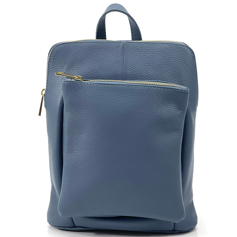 Ghita Italian Leather Backpack – Handmade Elegance with Spacious Practicality - Leather Italiano