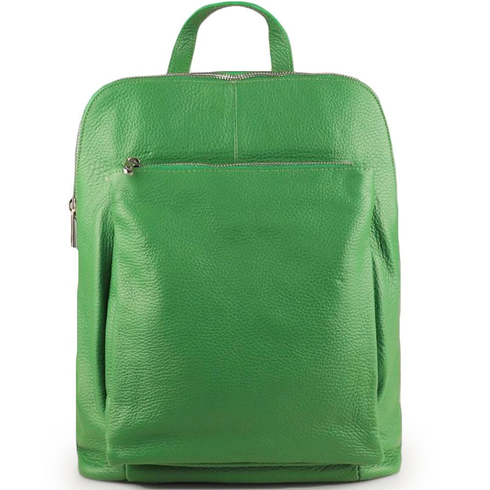 Ghita Italian Leather Backpack – Handmade Elegance with Spacious Practicality - Leather Italiano