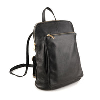 Ghita Italian Leather Backpack – Handmade Elegance with Spacious Practicality - Leather Italiano