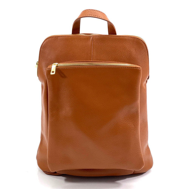 Ghita Italian Leather Backpack – Handmade Elegance with Spacious Practicality - Leather Italiano