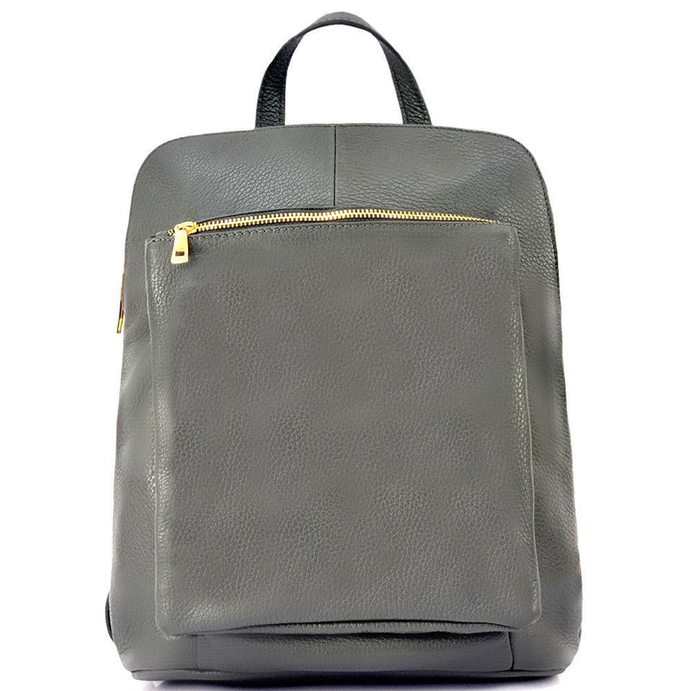 Ghita Italian Leather Backpack – Handmade Elegance with Spacious Practicality - Leather Italiano