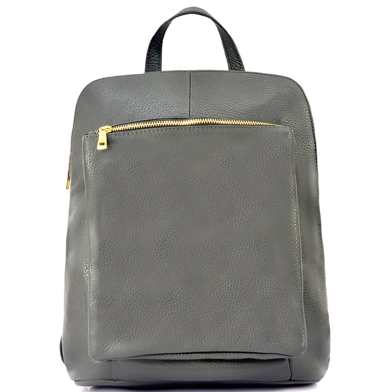 Ghita Italian Leather Backpack – Handmade Elegance with Spacious Practicality - Leather Italiano