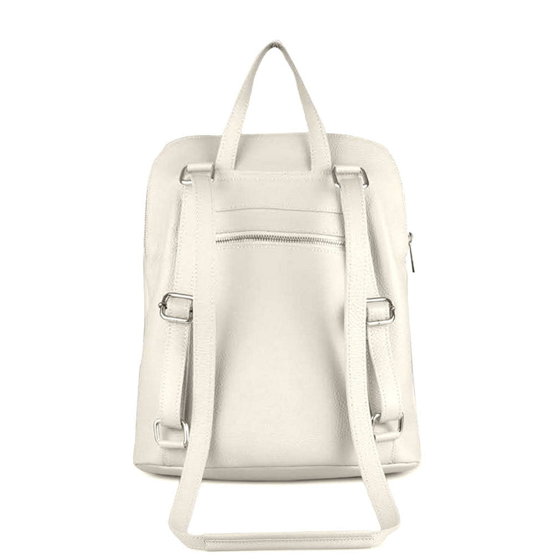 Ghita Italian Leather Backpack – Handmade Elegance with Spacious Practicality - Leather Italiano