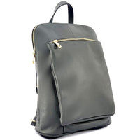 Ghita Italian Leather Backpack – Handmade Elegance with Spacious Practicality - Leather Italiano