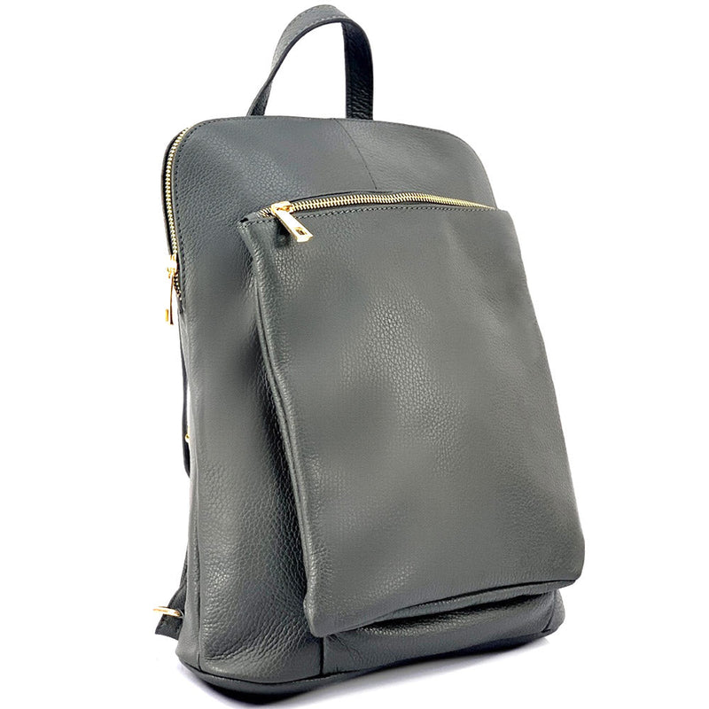 Ghita Italian Leather Backpack – Handmade Elegance with Spacious Practicality - Leather Italiano